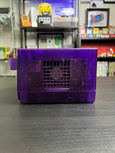Clear Purple Modded GameCube (New Shell DOL-001)