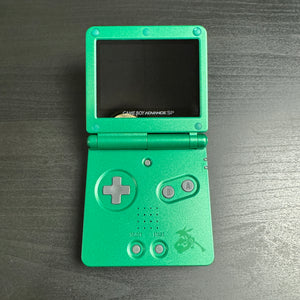 Modded Game Boy Advance SP W/ IPS V5 Screen (Emerald)