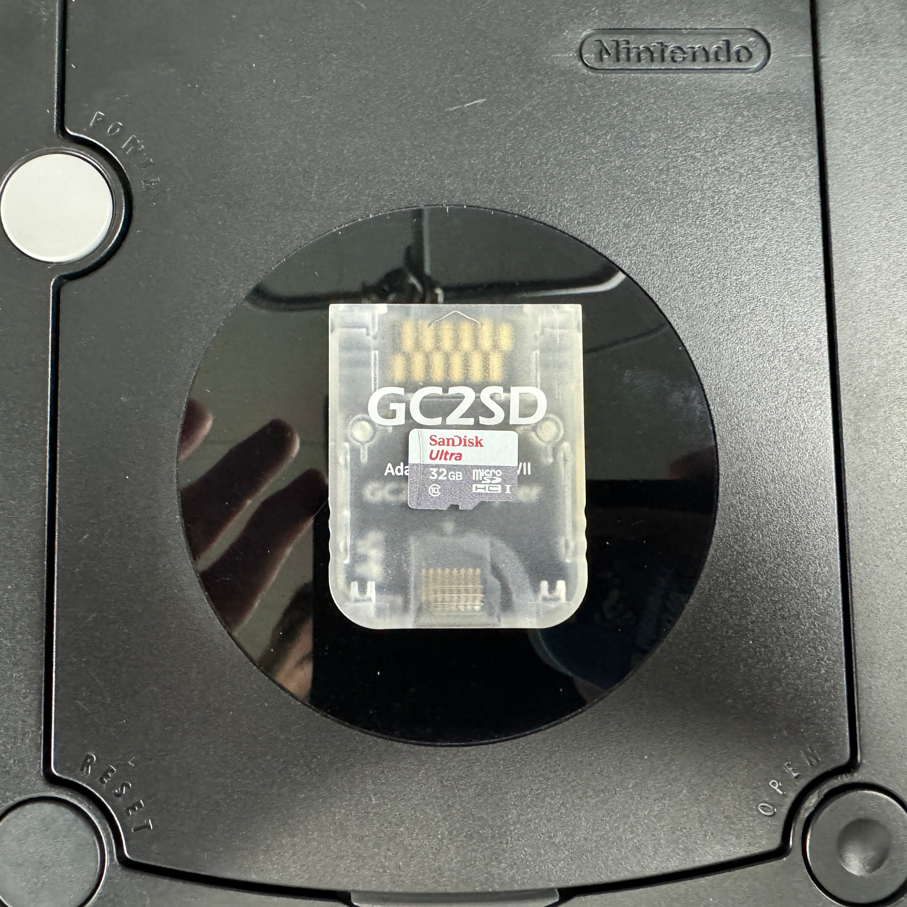 Black Modded GameCube (Original Shell DOL-101)