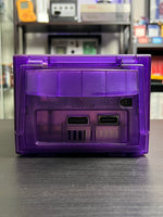 Load image into Gallery viewer, Clear Purple Modded GameCube (New Shell DOL-001)
