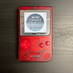Load image into Gallery viewer, Modded GameBoy Pocket w/ IPS Display (Clear Red Famitsu)
