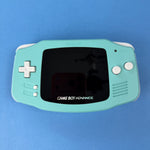 Load image into Gallery viewer, Modded Game Boy Advance W/ Laminated IPS V5 Screen (Cyan and White)
