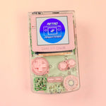 Load image into Gallery viewer, Modded Game Boy Color w/ IPS Display (Clear and Pink)
