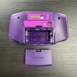 Modded Game Boy Advance W/ IPS V2 Screen (Gengar w/ Retro Glow)