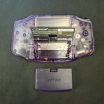 Load image into Gallery viewer, Modded Game Boy Advance W/ IPS V5 Screen (All Clear Purple)
