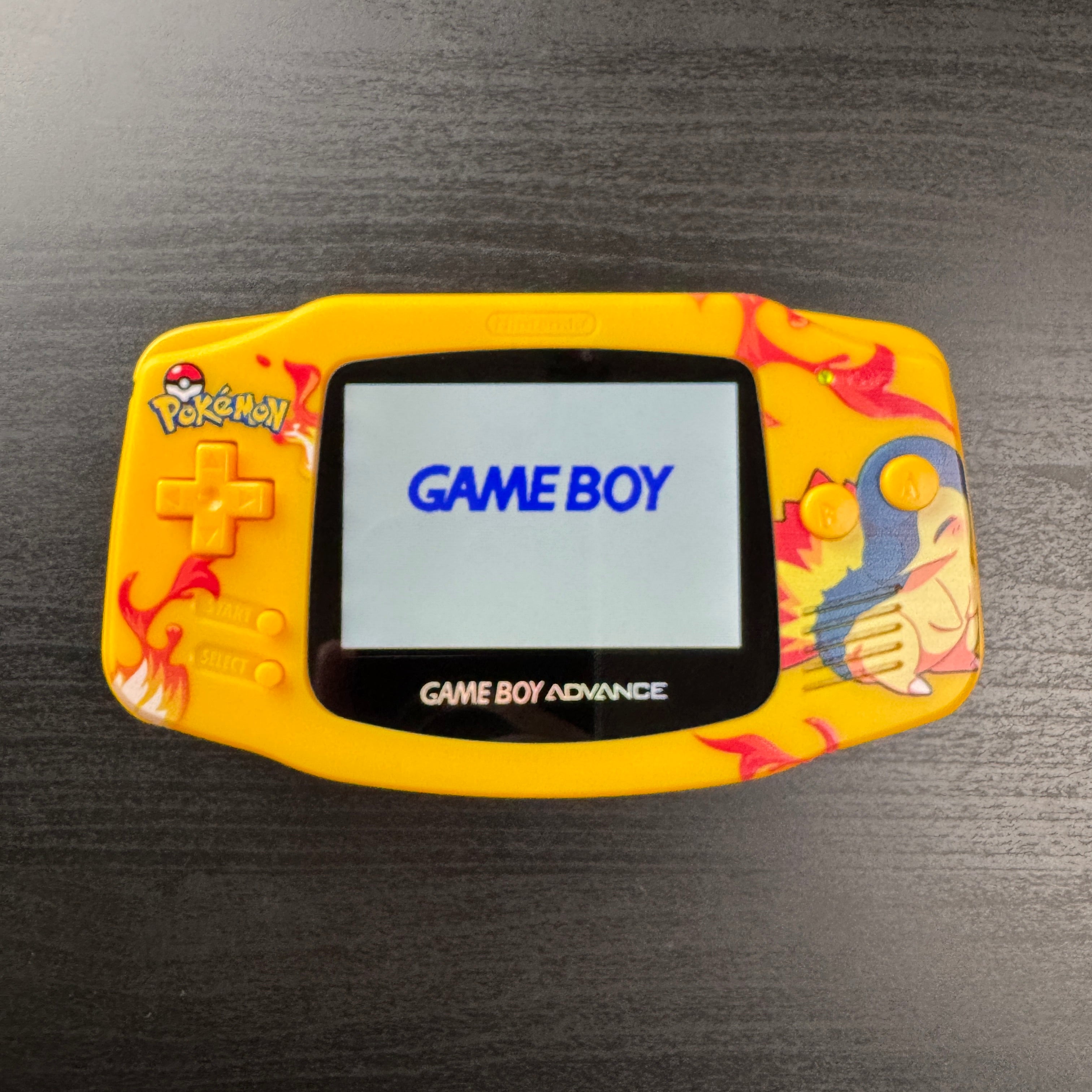 Modded Game Boy Advance W/ IPS V2 Screen (Cyndaquil)