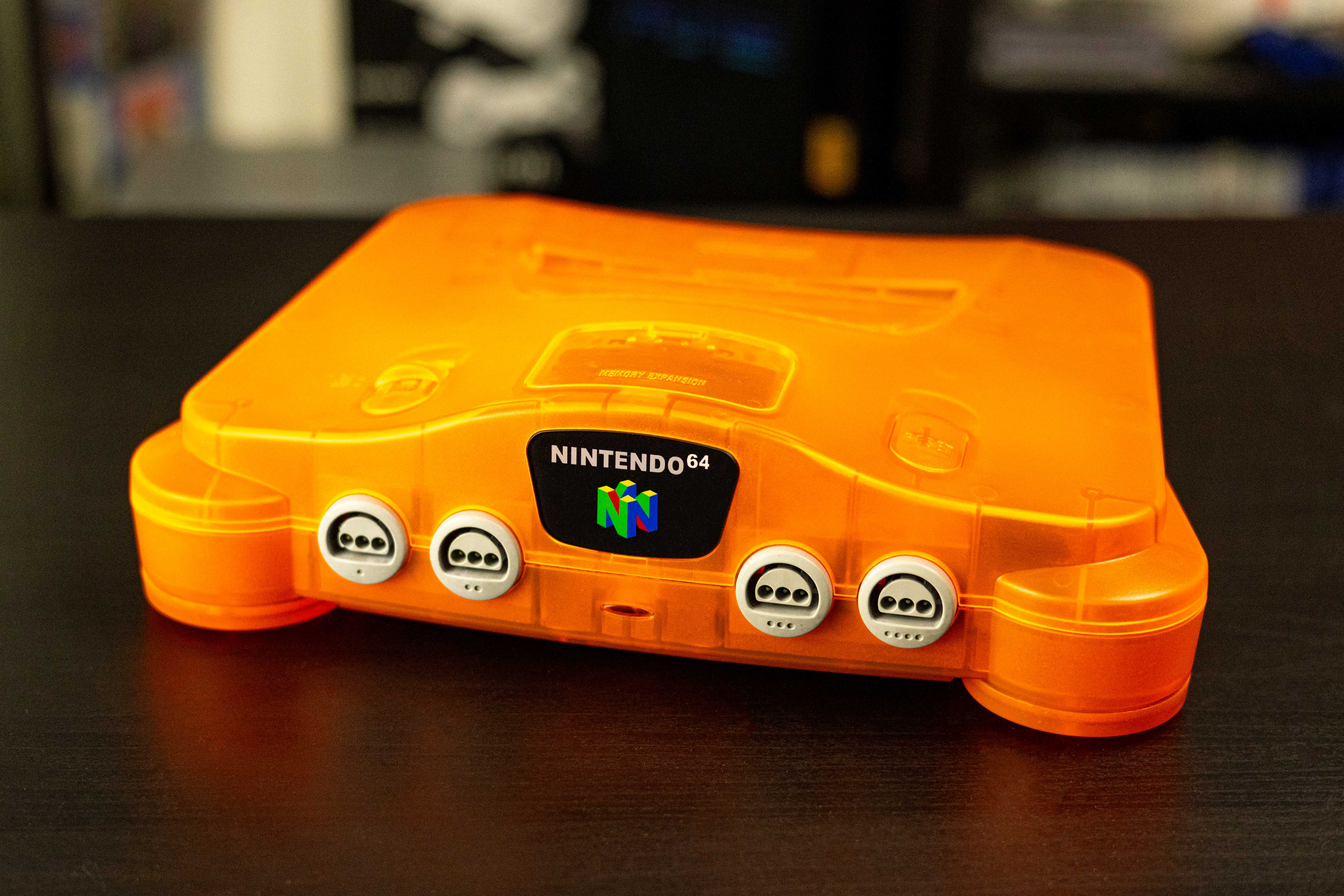 HDMI Modded N64 (Clear Orange)