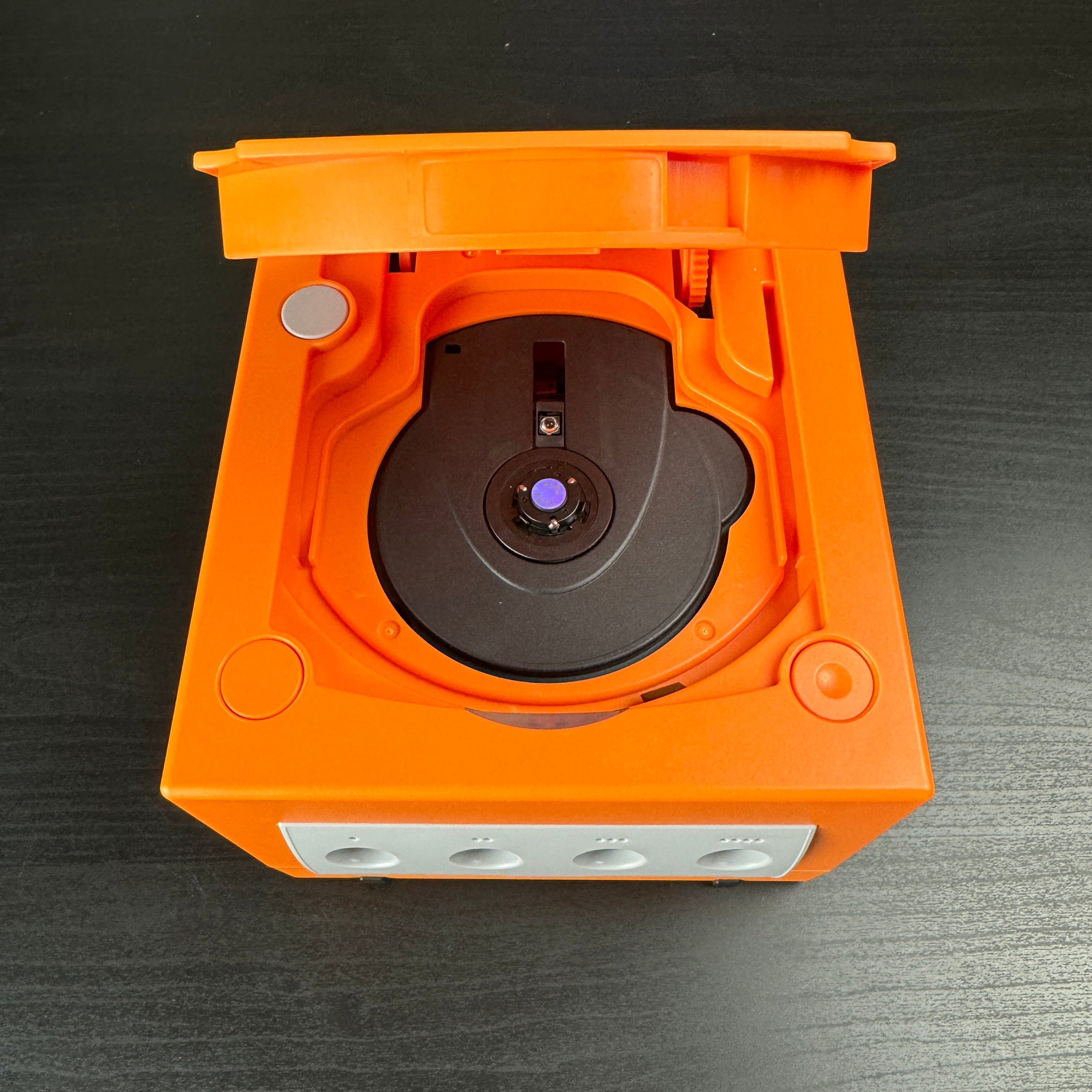 Spice Orange Modded GameCube (New Shell DOL-001)