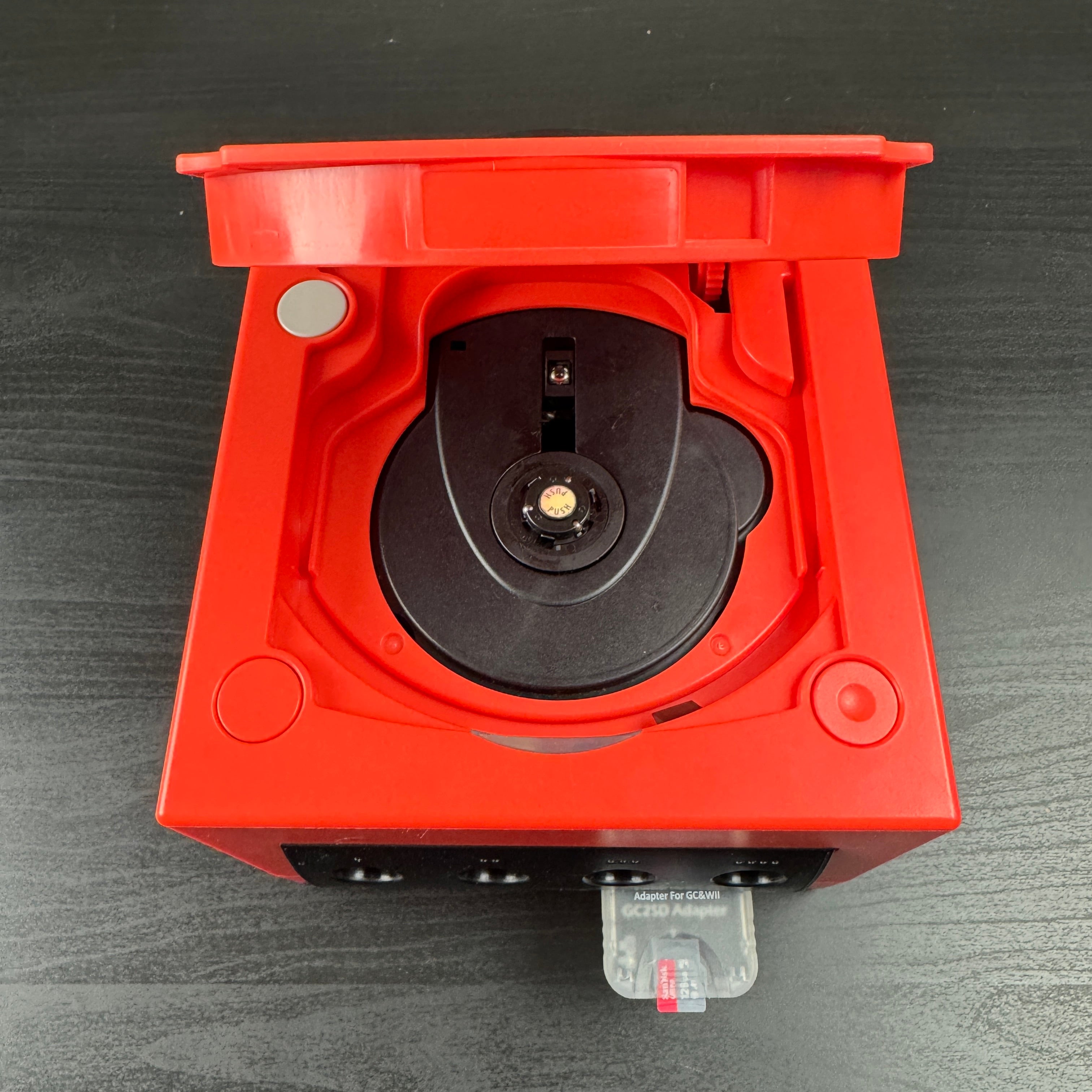 HDMI Modded Red GameCube (NEW Shell DOL-101)