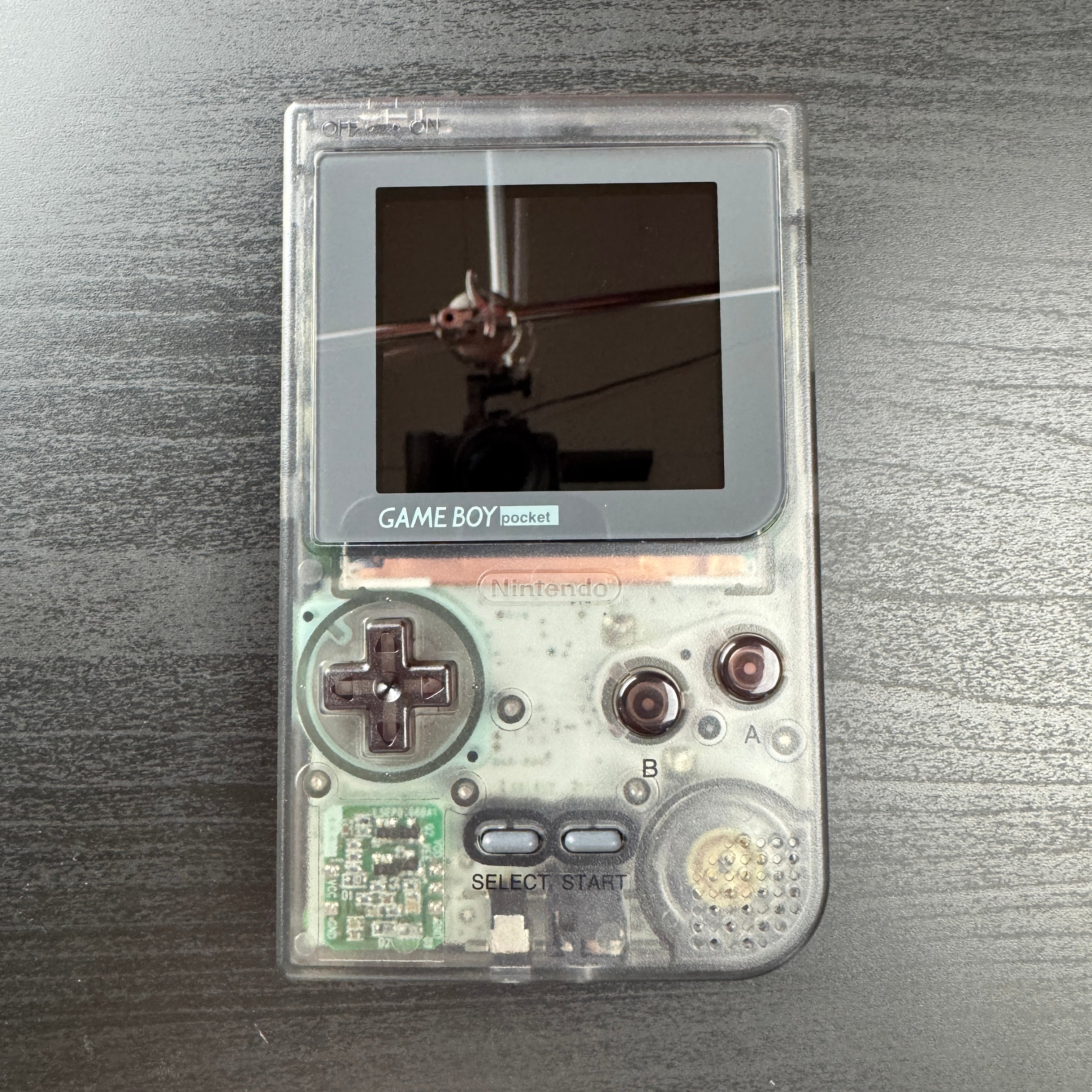 Modded Game Boy Pocket w/ IPS Display (Clear Black)