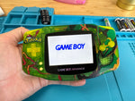 Load image into Gallery viewer, Modded Game Boy Advance W/ IPS V2 Screen (Mega Rayquaza)
