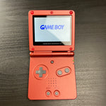 Load image into Gallery viewer, Modded Game Boy Advance SP W/ IPS V2 Screen (Classic Crimson)
