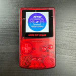 Load image into Gallery viewer, Modded Game Boy Color w/ IPS Display (Clear Red)
