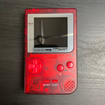 Load image into Gallery viewer, Modded GameBoy Pocket w/ IPS Display (Clear Red Famitsu)
