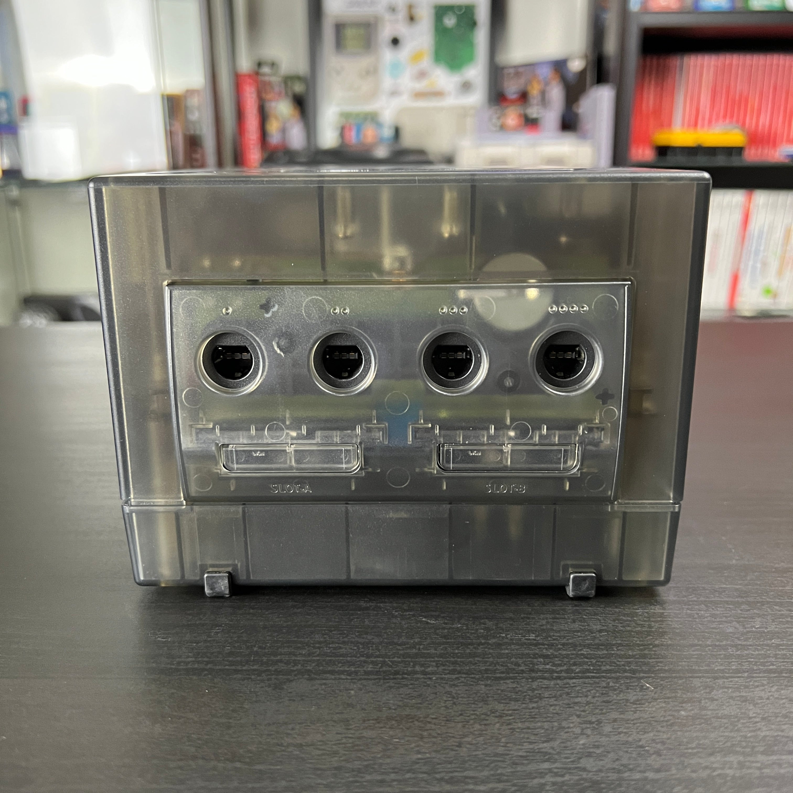 Clear Black Modded GameCube (New Shell DOL-001)