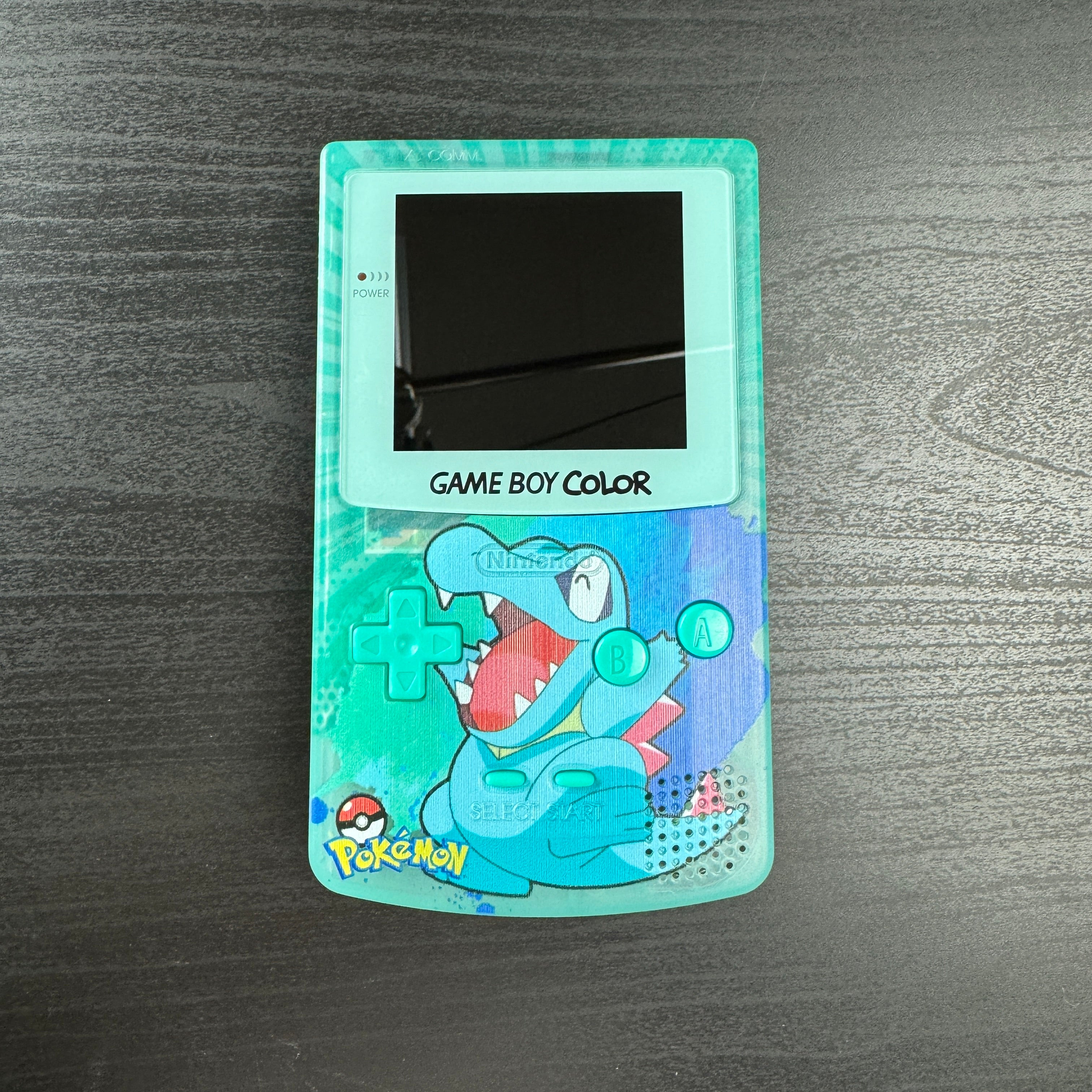 Modded Game Boy Color w/ IPS Display (Totodile)