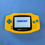 Load image into Gallery viewer, Modded Game Boy Advance W/ IPS V5 Screen (Yellow and Blue)
