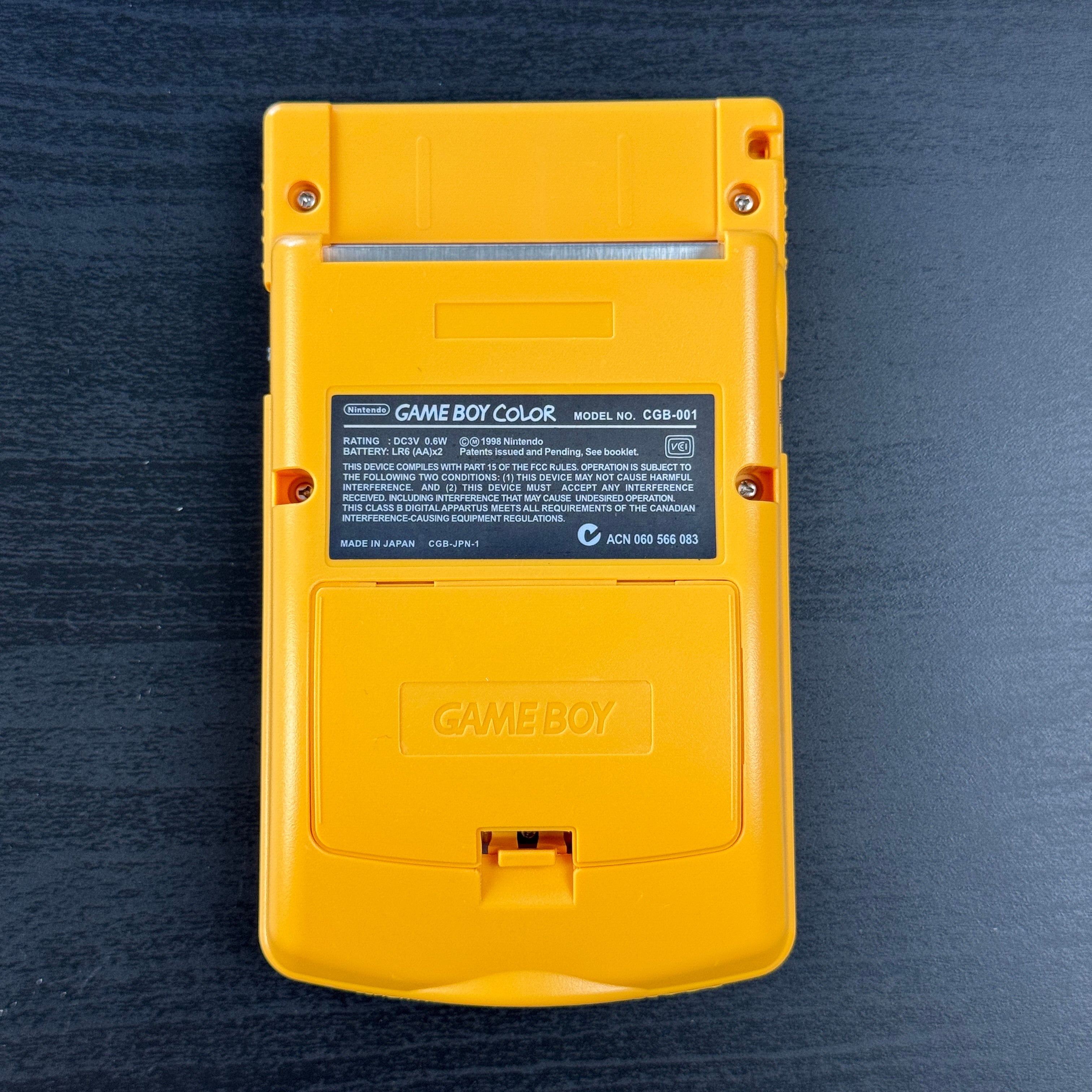 Modded Game Boy Color w/ AMOLED Display (Classic Dandelion)