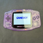 Load image into Gallery viewer, Modded Game Boy Advance W/ IPS V5 Screen (All Clear Purple)
