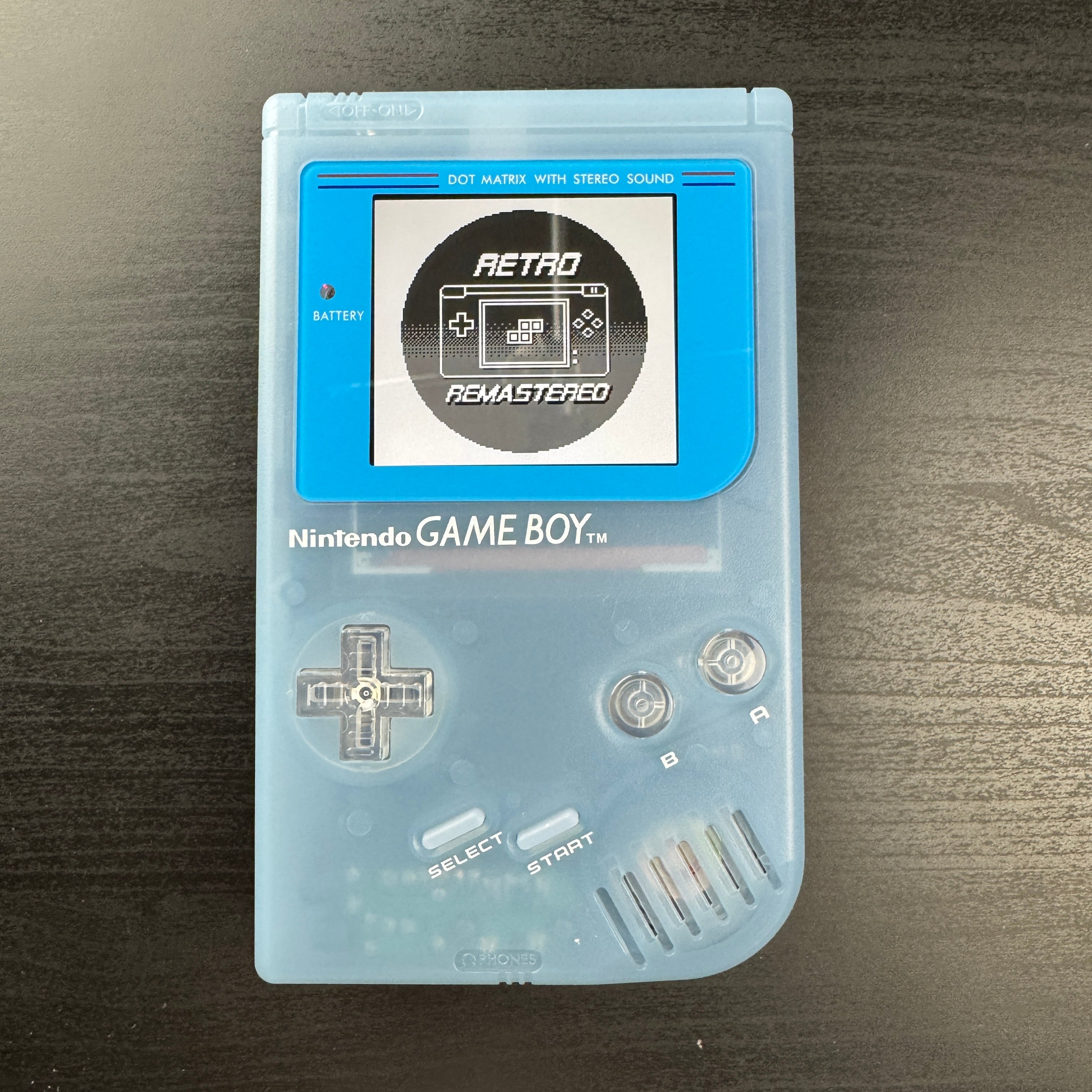 Modded DMG GameBoy w/ RIPS V5 Display (Glacier)