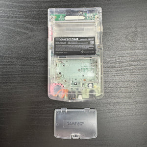 Modded Game Boy Color w/ IPS Display (Clear and Pink)