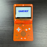 Load image into Gallery viewer, Modded Game Boy Advance SP W/ IPS V2 Screen (Clear Orange)
