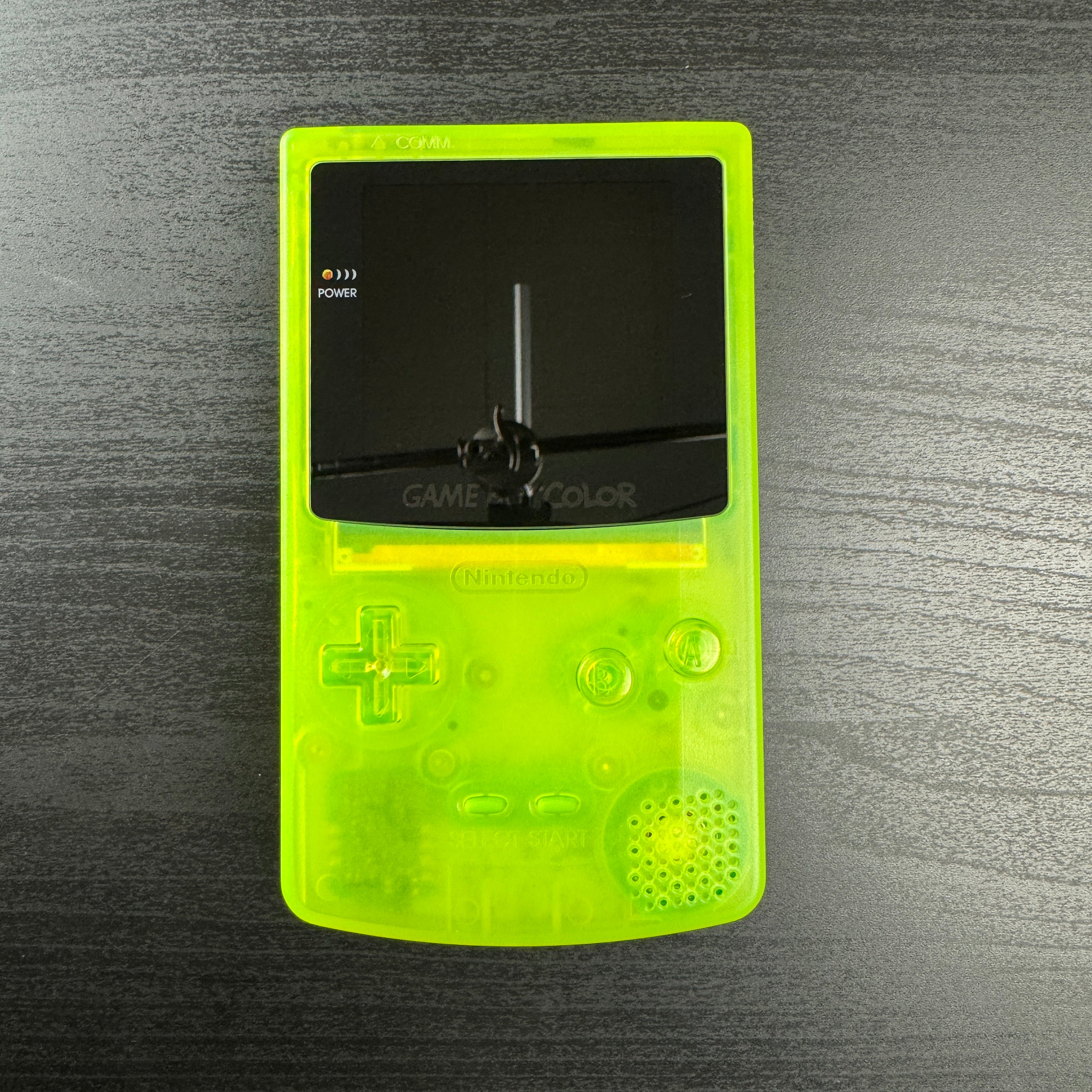 Modded Game Boy Color w/ IPS Display (Extreme Green)