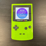 Load image into Gallery viewer, Modded Game Boy Color w/ 2.6 inch CGS IPS Screen (Lime)
