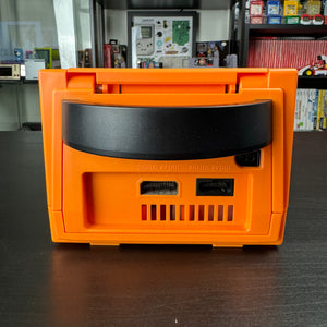 Spice Orange Modded GameCube (New Shell DOL-001)