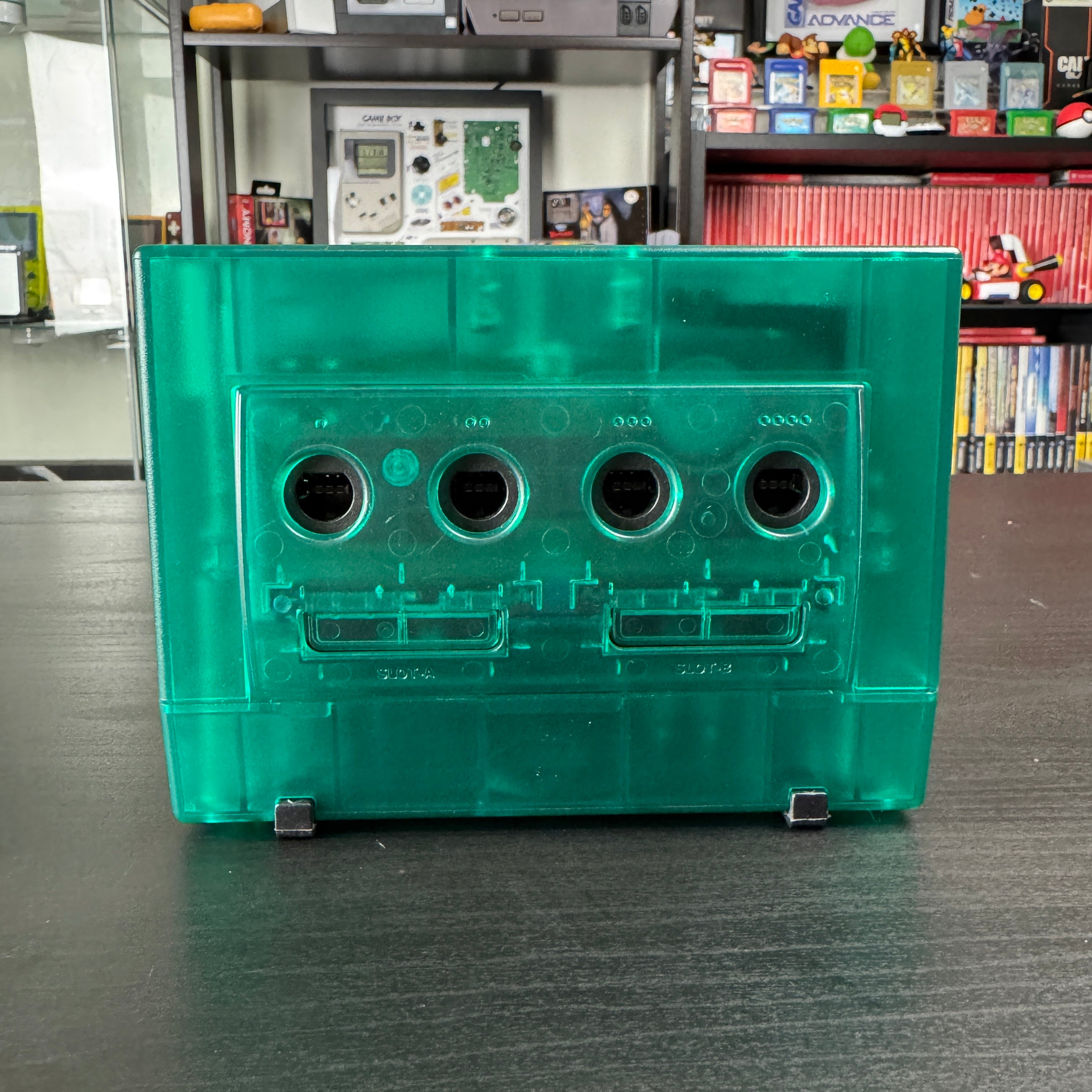 Clear Green Modded GameCube (New Shell DOL-001)