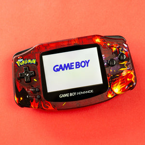 Modded Game Boy Advance W/ IPS V2 Screen (Groudon)