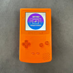 Load image into Gallery viewer, Modded Game Boy Color w/ IPS Display (Orange)
