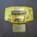 Load image into Gallery viewer, Modded Game Boy Advance W/ Laminated IPS V5 Screen (Clear Yellow)

