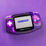 Load image into Gallery viewer, Modded Game Boy Advance W/ IPS V2 Screen (Gengar w/ Retro Glow)
