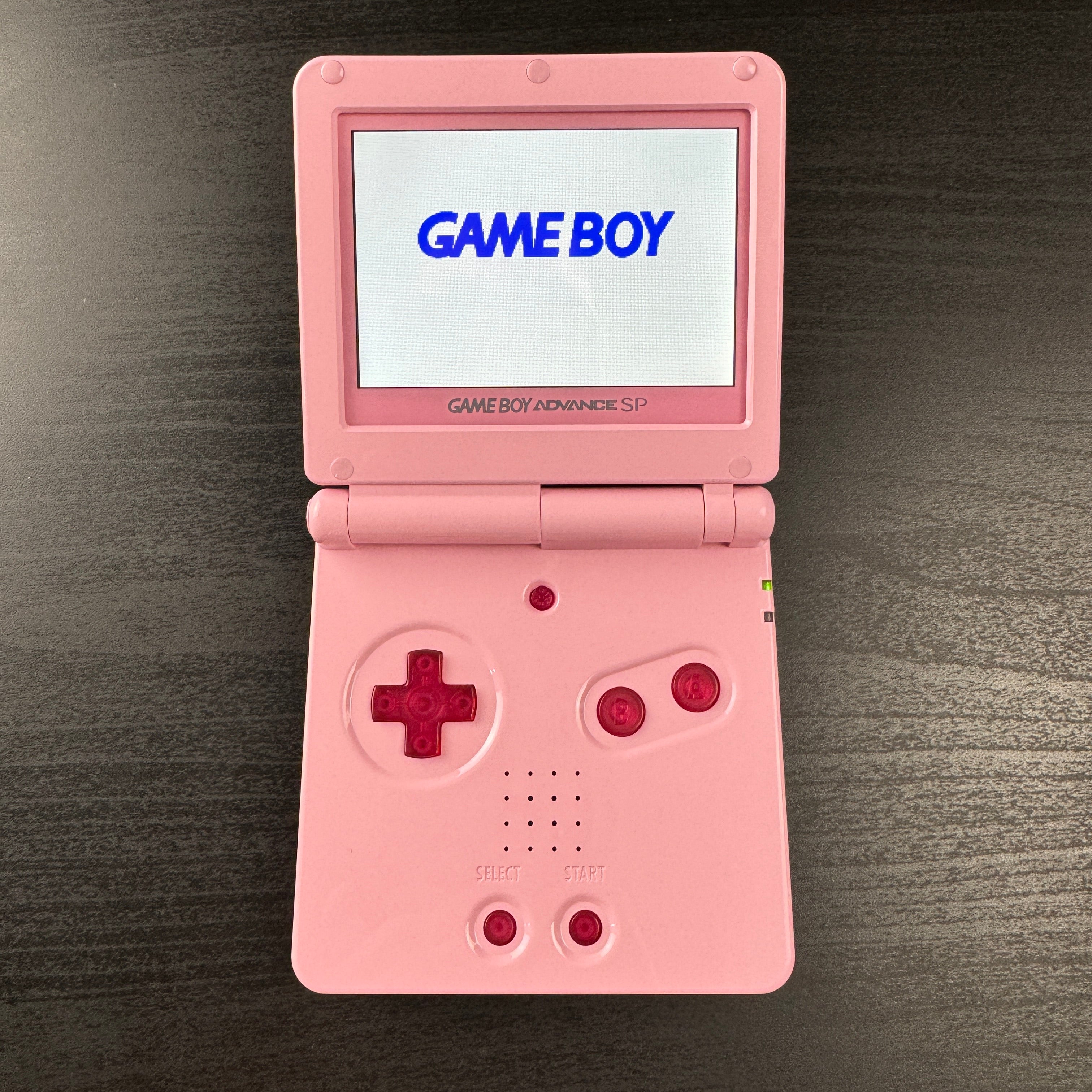 Modded Game Boy Advance SP W/ IPS V2 Screen (Peach)