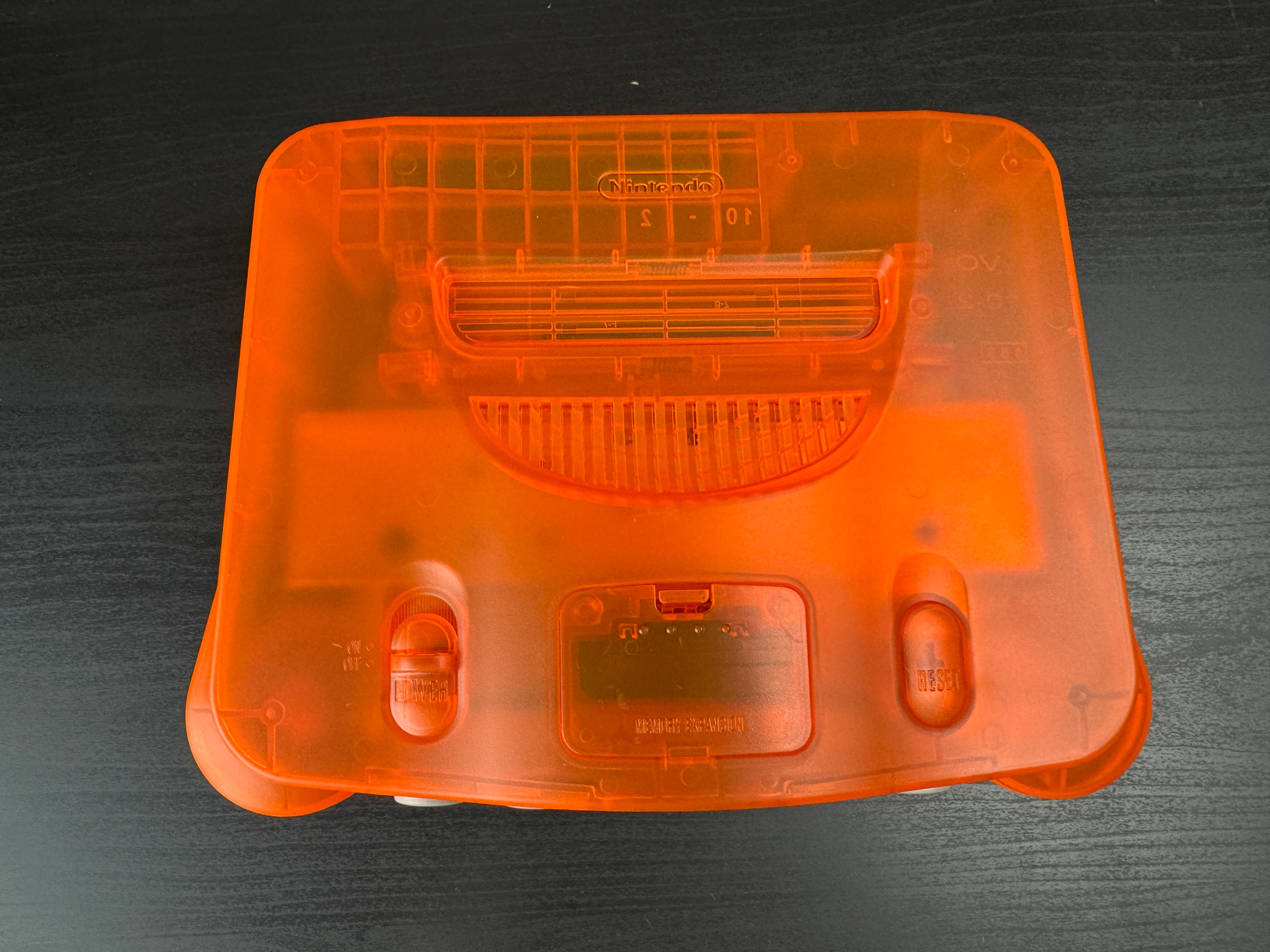 HDMI Modded N64 (Clear Orange)