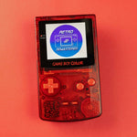 Load image into Gallery viewer, Modded Game Boy Color w/ IPS Display (Clear Red)
