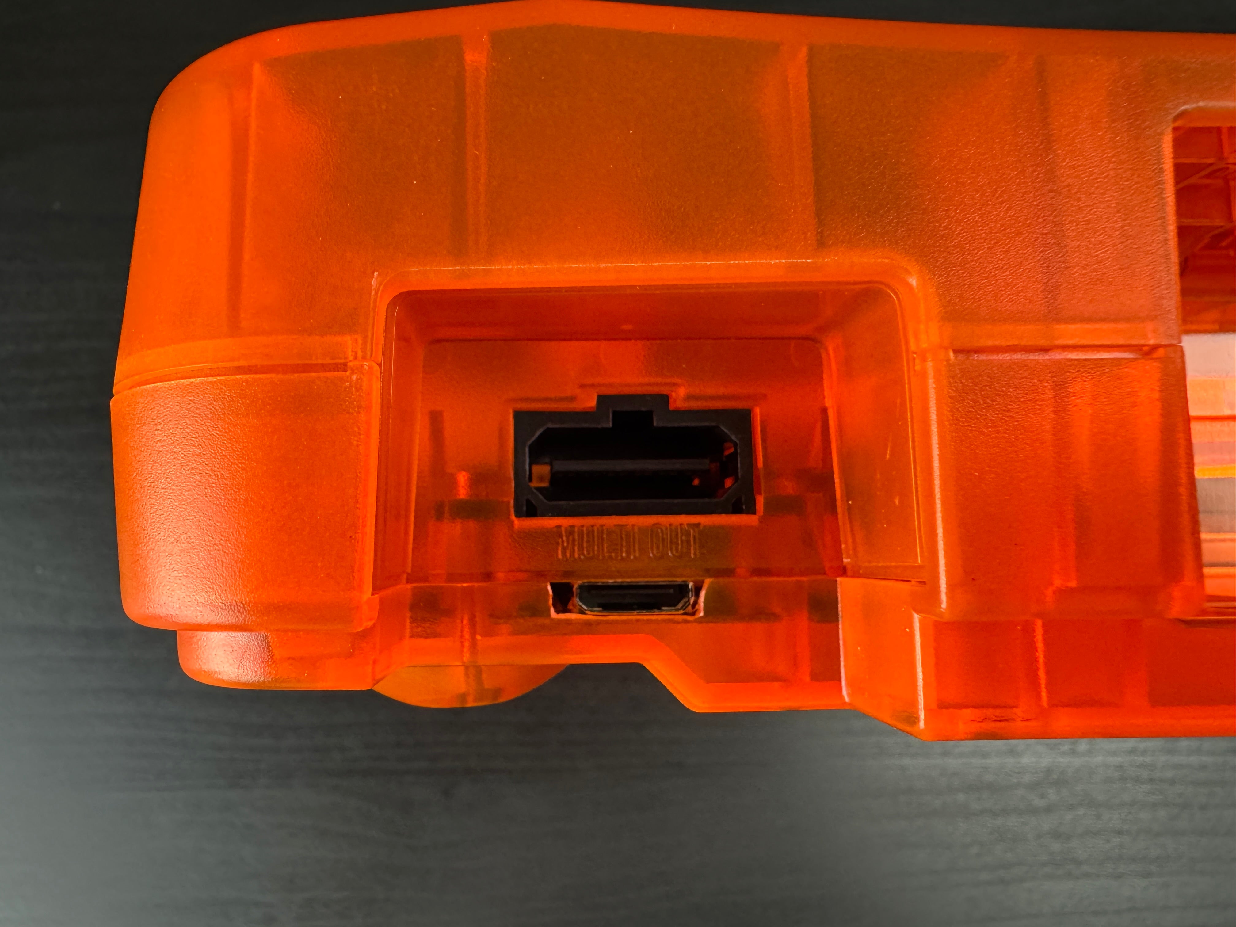 HDMI Modded N64 (Clear Orange)