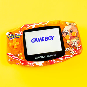 Modded Game Boy Advance W/ IPS V2 Screen (Torchic)