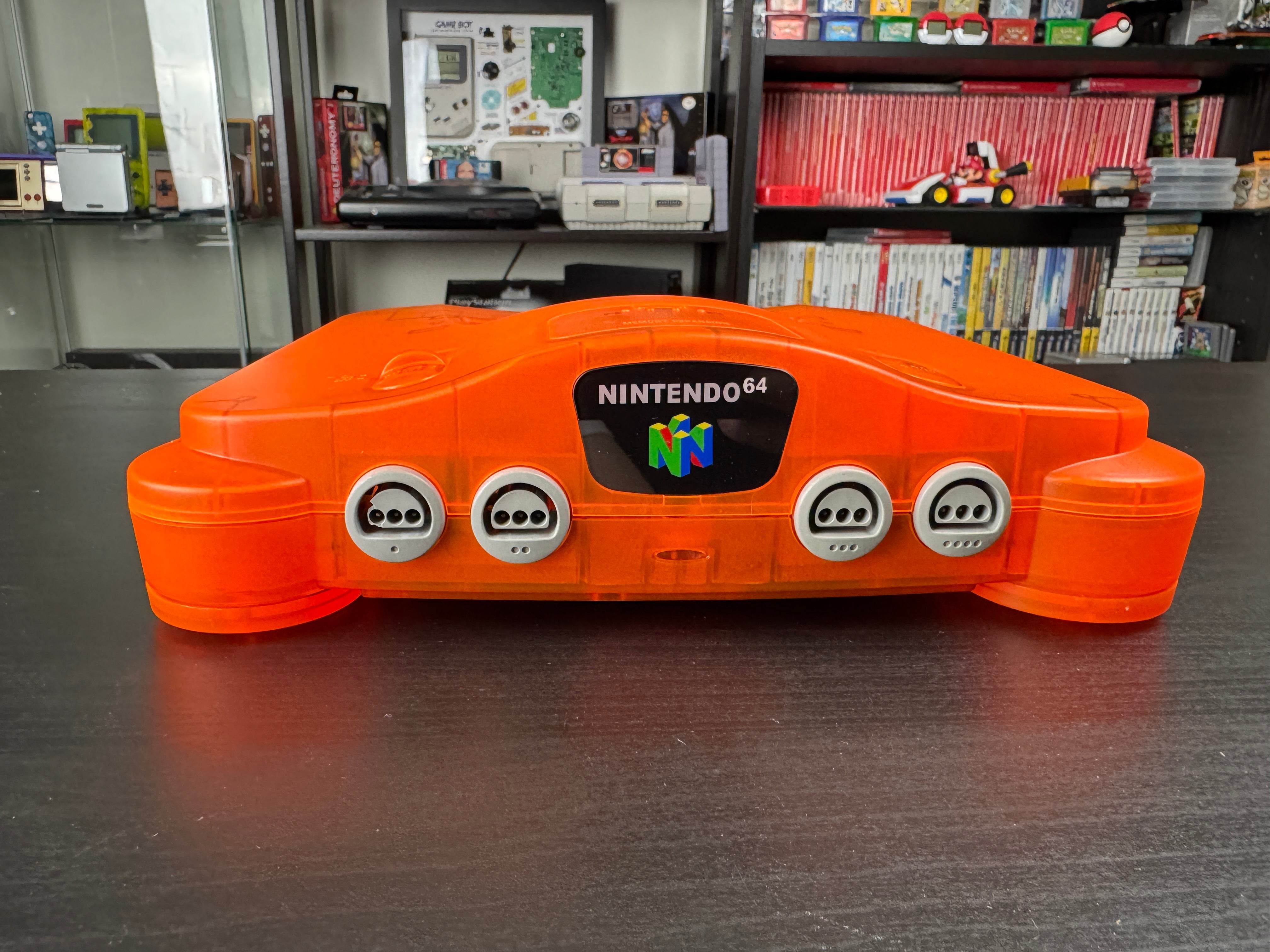 HDMI Modded N64 (Clear Orange)