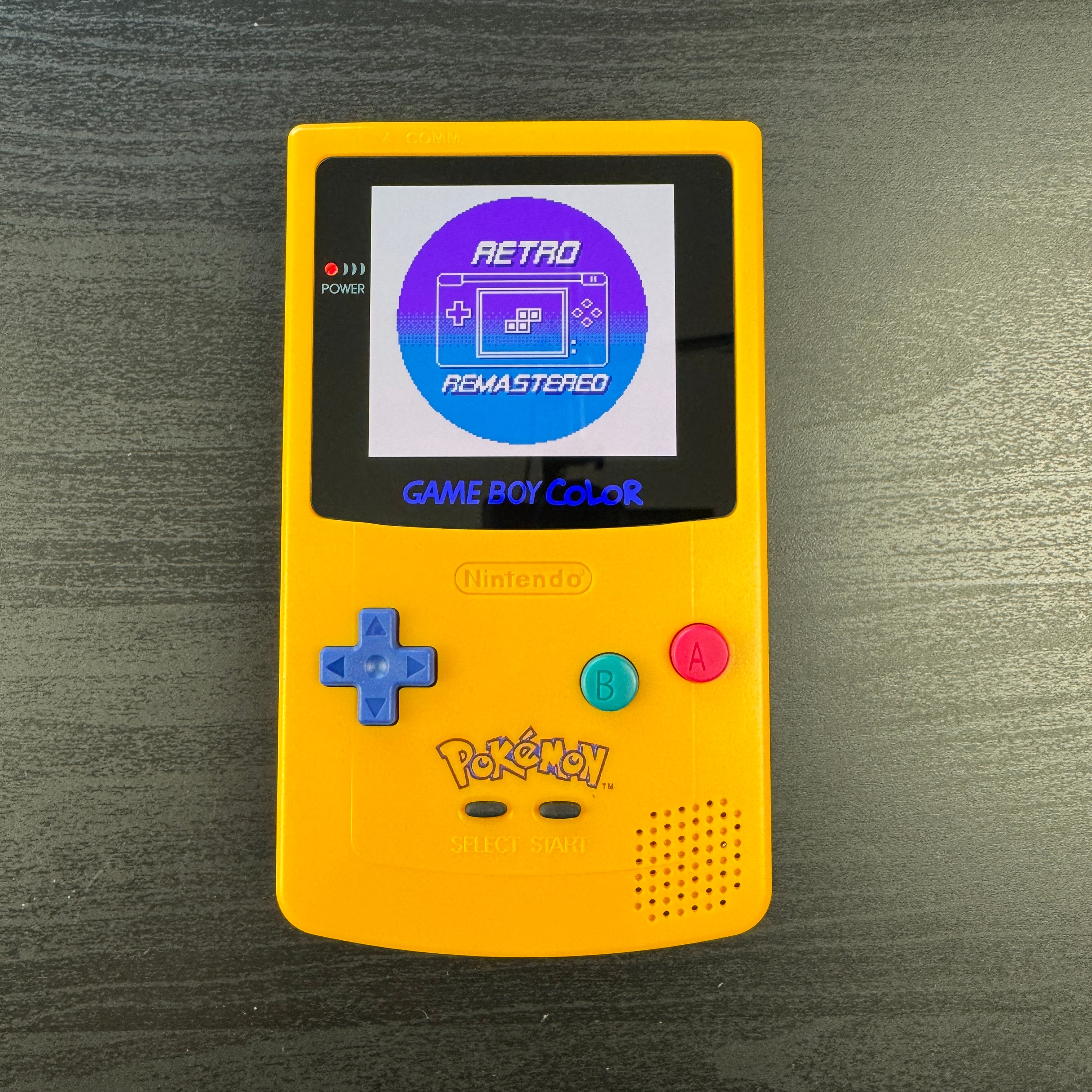 Modded Game Boy Color w/ AMOLED Display (Classic PKMN)
