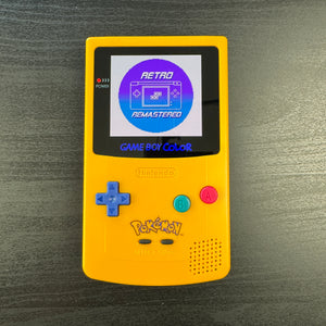 Modded Game Boy Color w/ AMOLED Display (Classic PKMN)