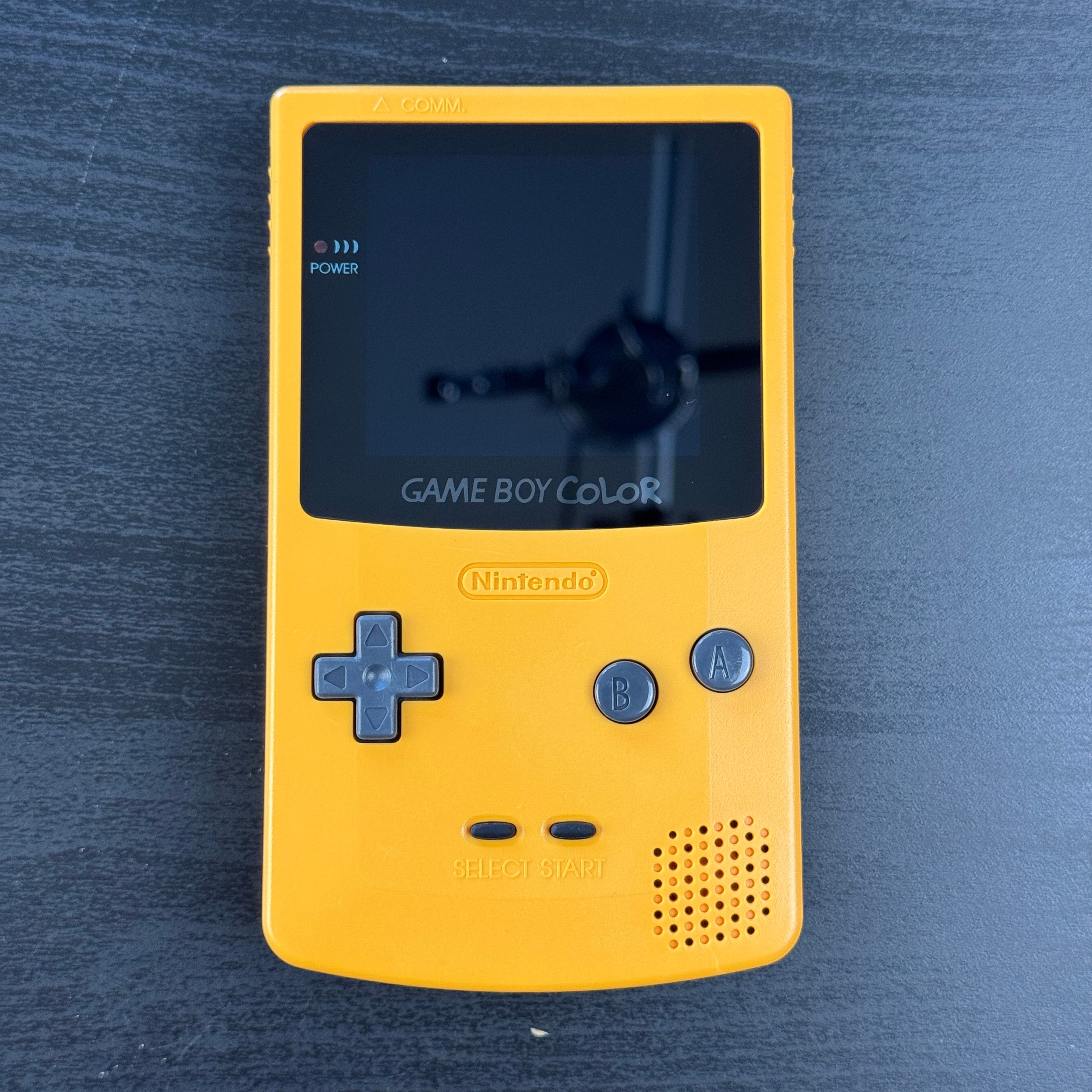 Modded Game Boy Color w/ AMOLED Display (Classic Dandelion)