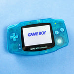 Load image into Gallery viewer, Modded Game Boy Advance W/ Laminated IPS V5 Screen (Clear Blue)
