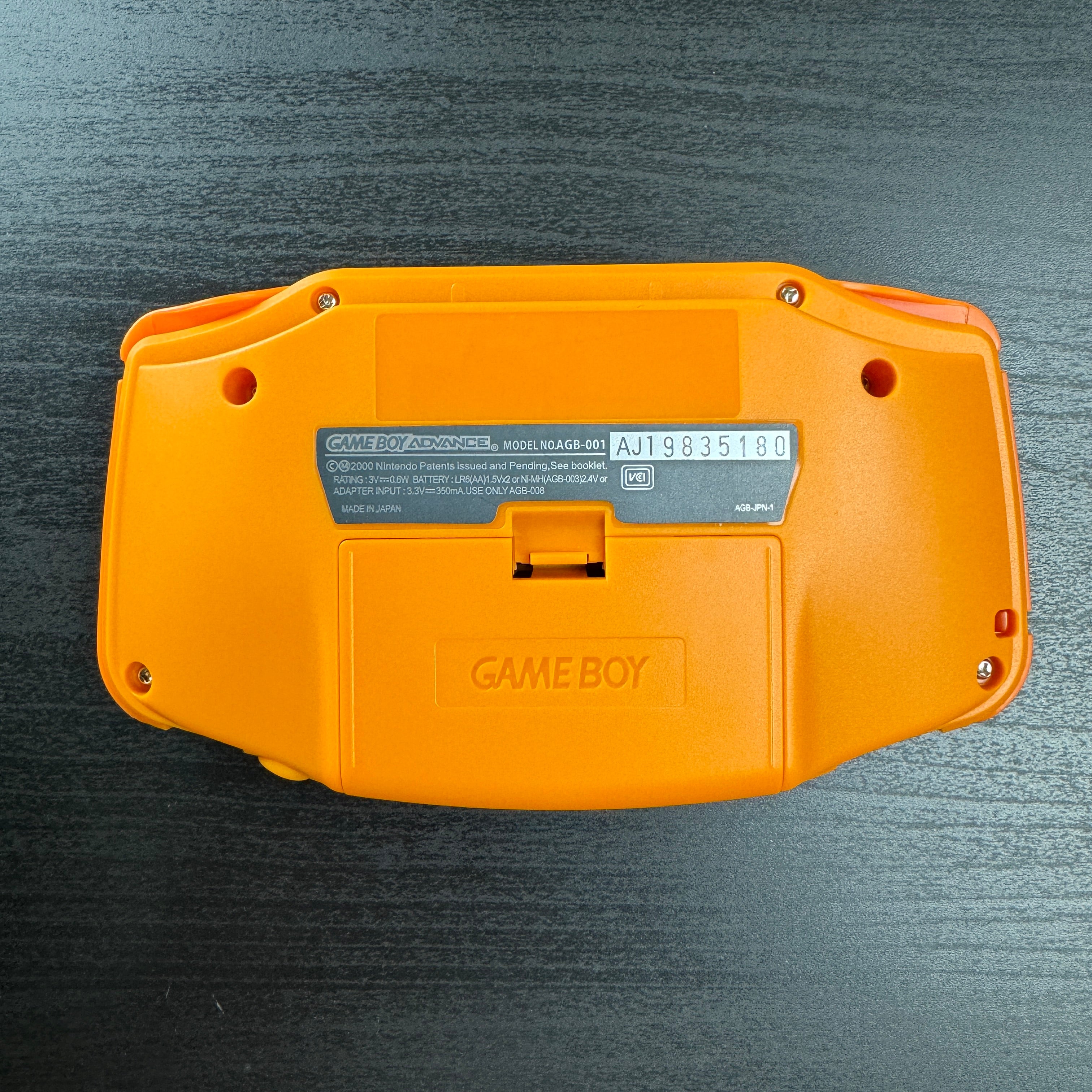 Modded Game Boy Advance W/ IPS V5 Screen (All Orange)