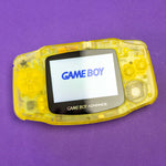 Load image into Gallery viewer, Modded Game Boy Advance W/ Laminated IPS V5 Screen (Clear Yellow)
