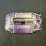 Load image into Gallery viewer, Modded Game Boy Advance W/ IPS V5 Screen (All Clear Purple)
