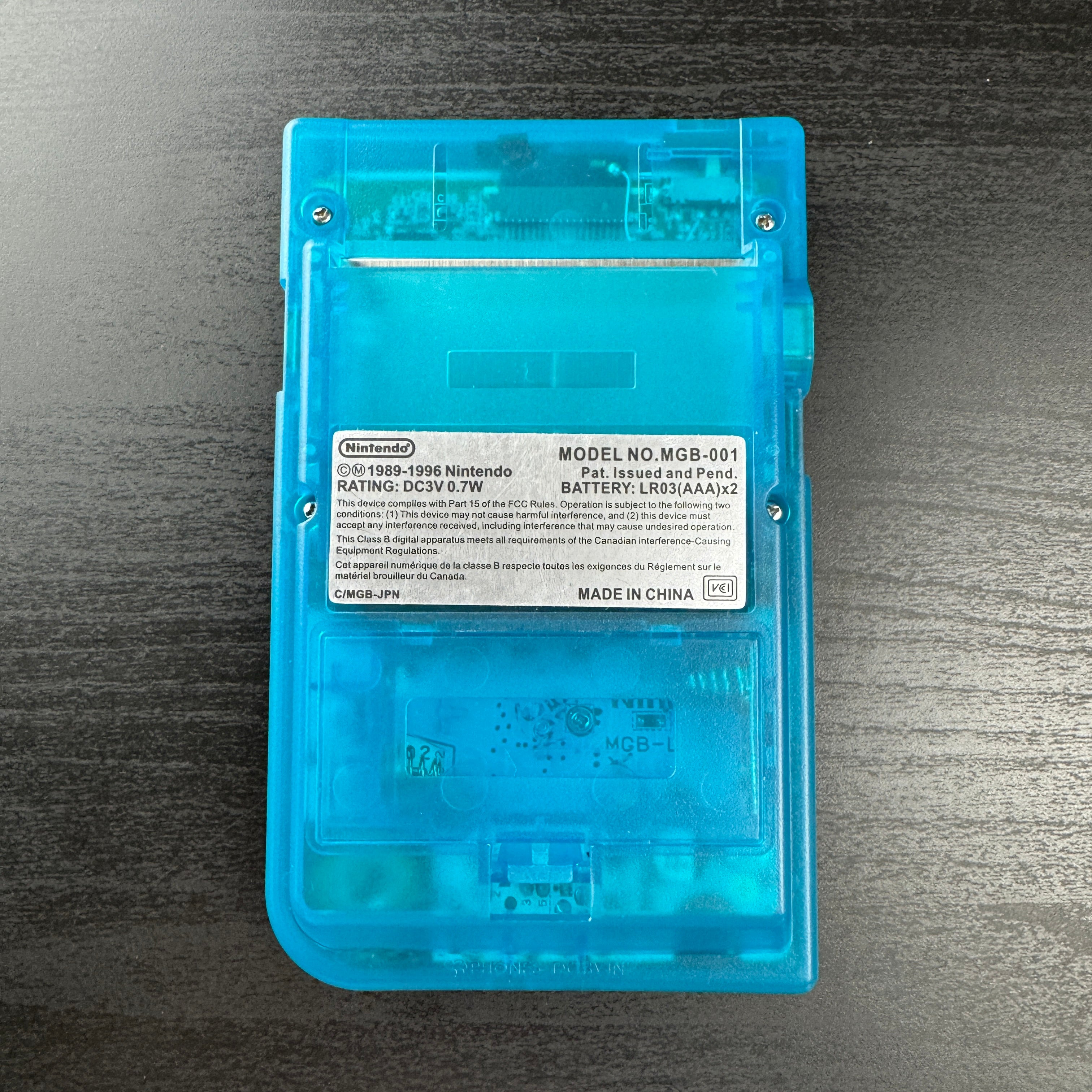 Modded Game Boy Pocket w/ IPS Display (Clear Blue) – Retro Remastered