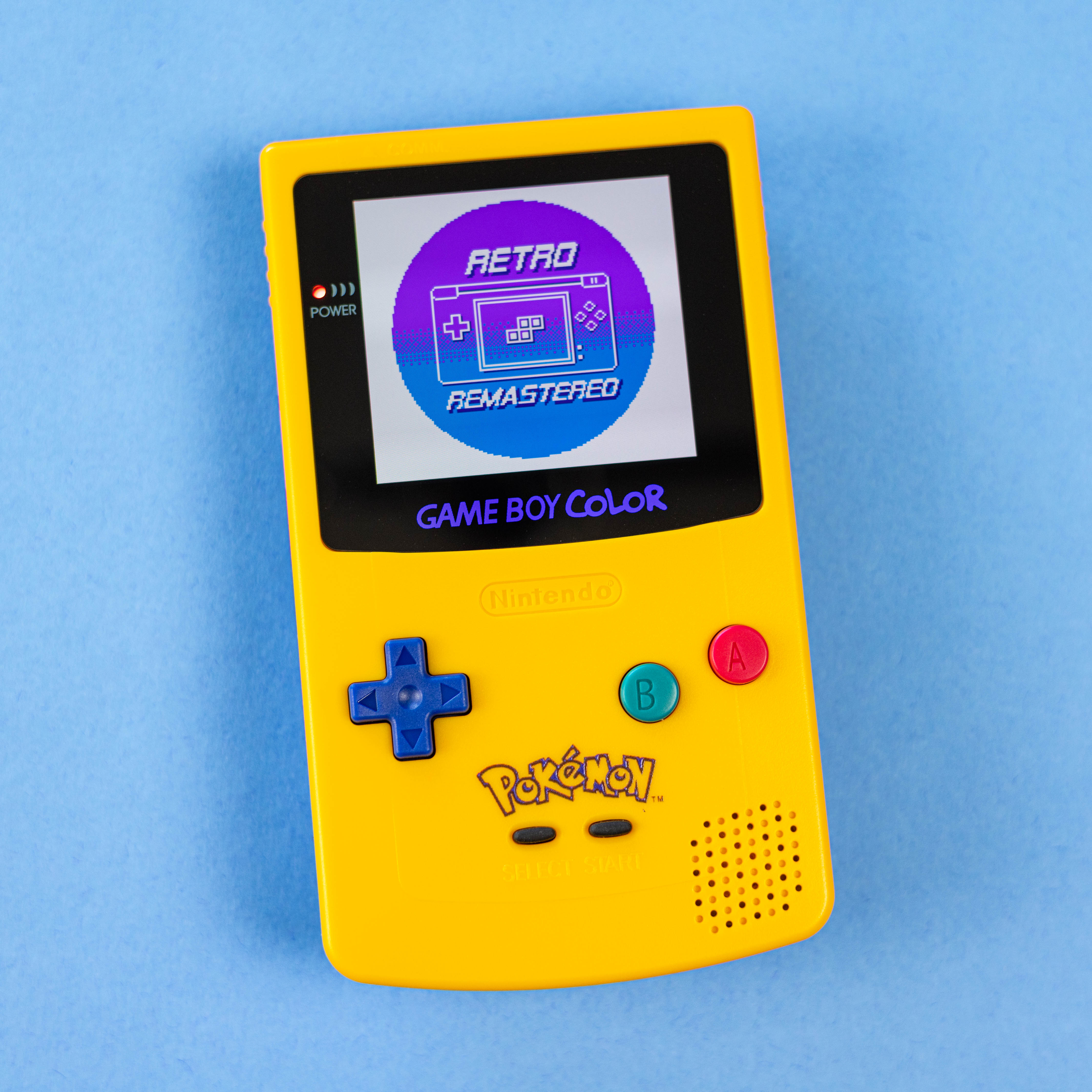 Modded Game Boy Color w/ AMOLED Display (Classic PKMN)