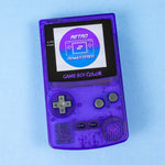 Load image into Gallery viewer, Modded Game Boy Color w/ AMOLED Display (Midnight Blue)
